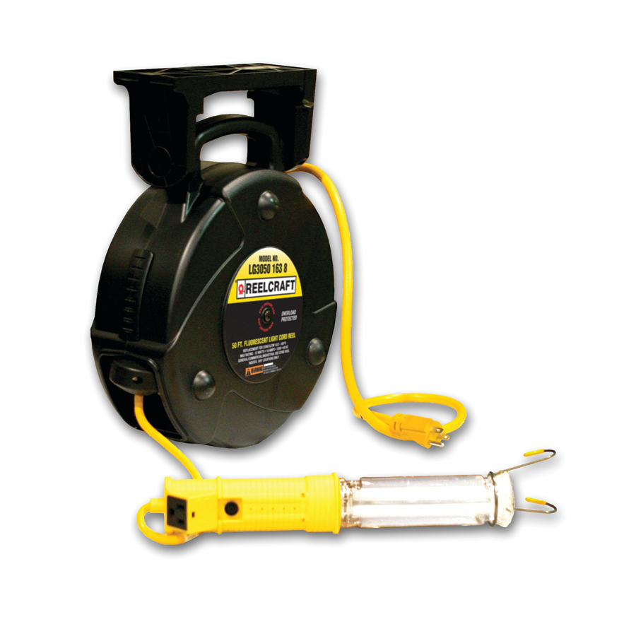 Mediumdutydualpowerandlightcordreel 10026449