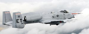 An A-10C Thunderbolt II from Eglin Air Force Base, FL, was flown along the coast of Florida in March, powered solely by a biomass-derived jet fuel blend. The A-10 was fueled with a 50/50 blend of Hydrotreated Renewable Jet and JP-8. Photo courtesy of U.S. Air Force Senior Master Sgt. Joy Josephson.
