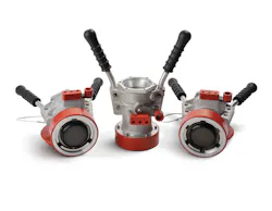 Meggitt's new 145 series pressure refueling nozzles are lighter in weight, but will still stand up to common, demanding fuelling conditions. Meggitt's new 145 series pressure refueling nozzles are lighter in weight, but will still stand up to common, demanding fuelling conditions.