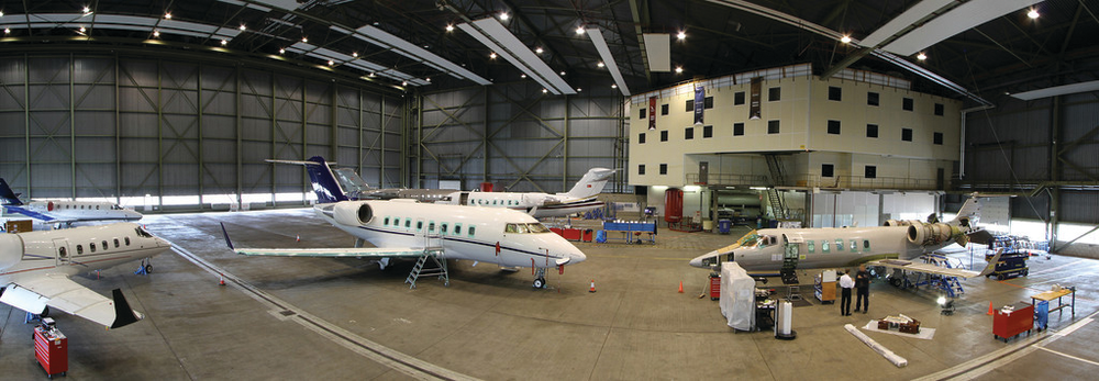 Bombardier Customer Services 'Zone Two Hub' located in Amsterdam at Schiphol Airport. Photo provided by Bombardier Customer Services.