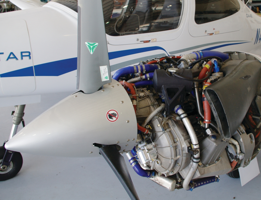 Diamond's DA42 has been home to several auto-block diesels.