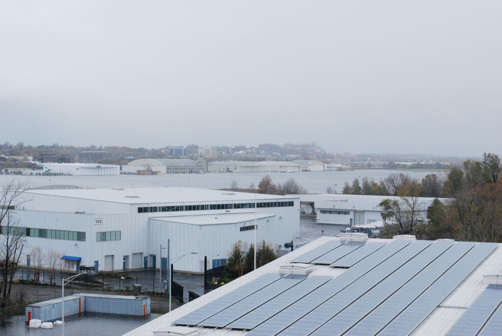 Hurricane Sandy-damaged Teterboro Airport