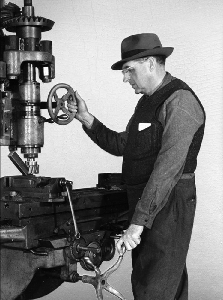 Clifford Hannay preferred the hands-on work of his business and left the desk work for others.