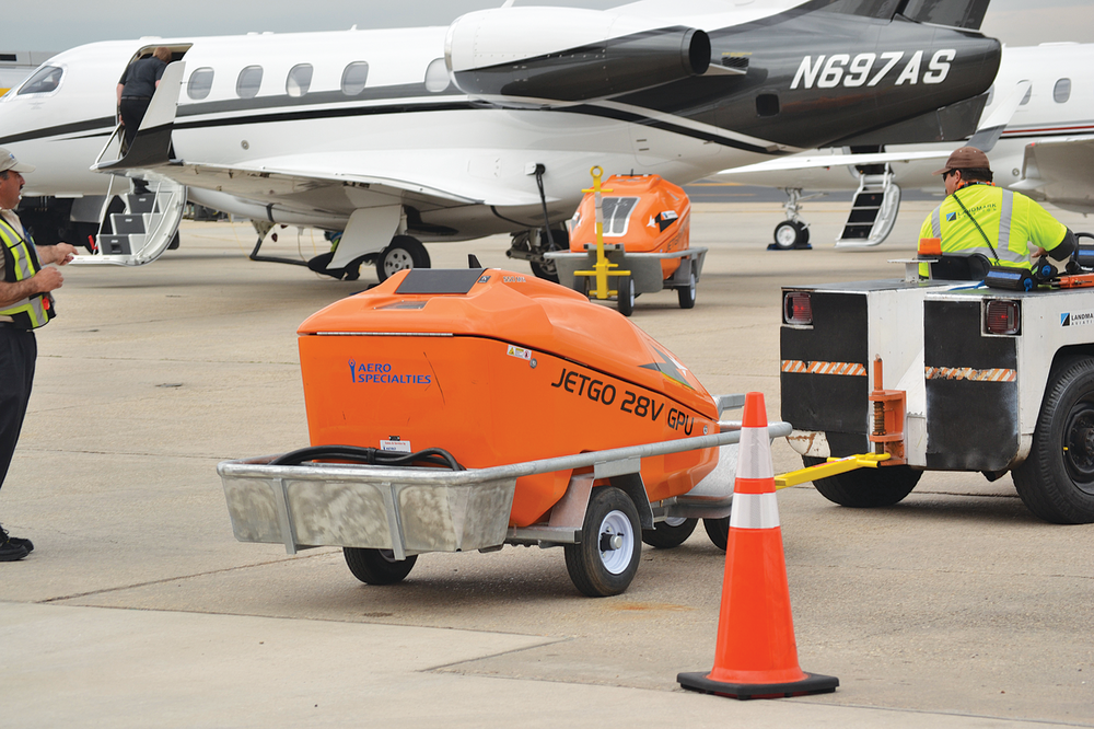 On game day, Landmark NEW had 320 aircraft parked on its ramp. Over the course of the weekend Landmark NEW serviced approximately 700 aircraft and brought in 28 extra line personnel from other Landmark locations to operate the service equipment.