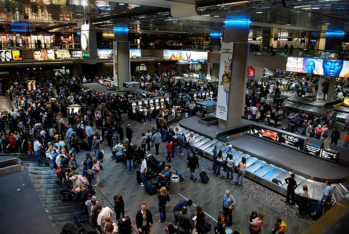 President Obama's proposed budget would cut $450 million from airport construction grants, leaving $2.9 billion. To replace the funding, Obama proposed allowing an increase in airport fees charged to each passenger. The Passenger Facility Charge would rise to $8 for each leg of a flight, from $4.50.