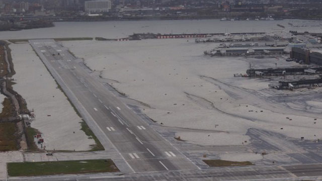 In the aftermath of the storm, the agency sustained historic damage to all of its facilities, including 100 million gallons of water that flooded Delta&rsquo;s Shuttle Ramps at LaGuardia Airport