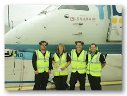 Menzies has also won the Loganair contract at Edinburgh for five years, which adds an additional 10 flights per day beginning in October 2013, and renewed its contract with the airline at Glasgow for a five-year term. Menzies has also won the Loganair contract at Edinburgh for five years, which adds an additional 10 flights per day beginning in October 2013, and renewed its contract with the airline at Glasgow for a five-year term.