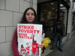 SeaTac is the latest battleground in a national debate over the plight of low-wage workers and government's role in boosting labor standards. With possible reverberations nationwide, the campaign has attracted hundreds of thousands of dollars from powerful business groups and unions. SeaTac is the latest battleground in a national debate over the plight of low-wage workers and government's role in boosting labor standards. With possible reverberations nationwide, the campaign has attracted hundreds of thousands of dollars from powerful business groups and unions.