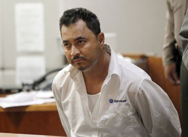 Miguel Angel Iniguez pleaded not guilty Tuesday to one felony count of possession of a destructive device near an airplane.