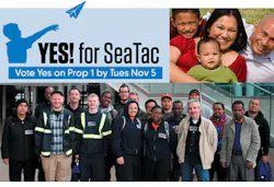 King County officials are expected to certify the election today after counting some straggling votes that likely won't change the outcome. The measure involving workers in and around Seattle-Tacoma International Airport has steadily expanded its lead in recent days and held a 77-vote advantage. King County officials are expected to certify the election today after counting some straggling votes that likely won't change the outcome. The measure involving workers in and around Seattle-Tacoma International Airport has steadily expanded its lead in recent days and held a 77-vote advantage.