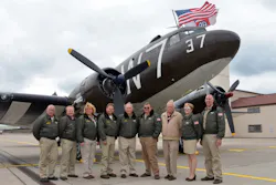 During the war, Whiskey 7 was assigned to the 37th Troop Carrier Squadron, from which the 37th Airlift Squadron, now based at Ramstein, draws its lineage. The aircraft is believed to be the only remaining airworthy C-47 from the original carrier squadron, a distinctive status that sparked the bold idea for the plane's return to Normandy. During the war, Whiskey 7 was assigned to the 37th Troop Carrier Squadron, from which the 37th Airlift Squadron, now based at Ramstein, draws its lineage. The aircraft is believed to be the only remaining airworthy C-47 from the original carrier squadron, a distinctive status that sparked the bold idea for the plane's return to Normandy.