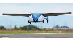 The vehicle can reach 200km/h when in the air, and 160km/h on the roads. The vehicle can reach 200km/h when in the air, and 160km/h on the roads.