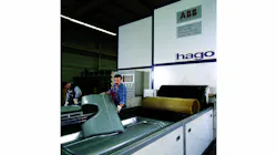 The 77,000 ton Avure QUINTUS® press at Hago Feinwerktechnik is used for low-volume sheet metal part fabrication The 77,000 ton Avure QUINTUS® press at Hago Feinwerktechnik is used for low-volume sheet metal part fabrication