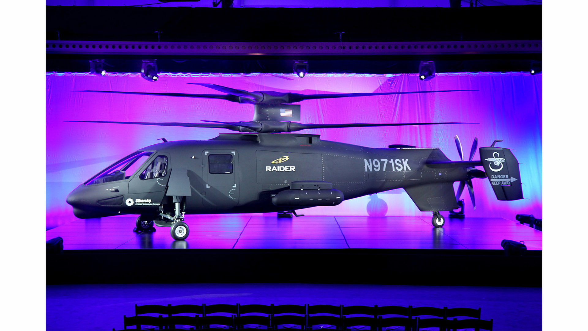 Sikorsky Aircraft Corp., a subsidiary of United Technologies Corp., unveiled the first of two S-97 RAIDER&trade; helicopter prototypes in collaboration with LORD Corporation.