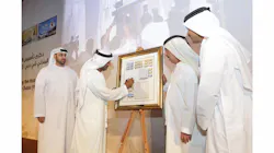 His Highness Sheikh Ahmed bin Saeed Al Maktoum, President of DCAA, Chairman of Dubai Airports and Chairman and Chief Executive of Emirates Airline and Group signing the first day cover of the commemorative stamps. His Highness Sheikh Ahmed bin Saeed Al Maktoum, President of DCAA, Chairman of Dubai Airports and Chairman and Chief Executive of Emirates Airline and Group signing the first day cover of the commemorative stamps.