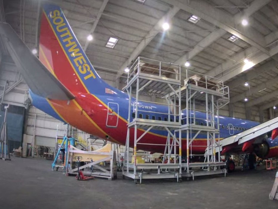 Row44 has installed wifi on more than 400 of Southwest's fleet of Boeing 737 airliners.