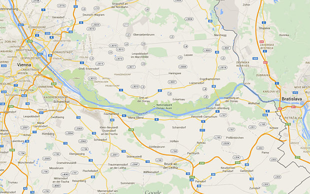 Vienna and Bratislava stand just 30 miles apart.