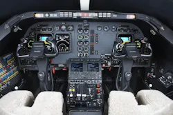 Beechjet instrument panel with original equipment before a complete avionics upgrade. Beechjet instrument panel with original equipment before a complete avionics upgrade.