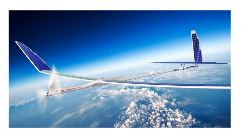 The original plane, which has a 164-foot wingspan and measures 350-feet long&mdash;is entirely solar powered. Titan is now reportedly working on a helicopter-like version that would be capable of hovering in place, helping provide more consistent coverage.
