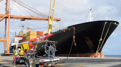 Bunkering Truck in action Bunkering Truck in action