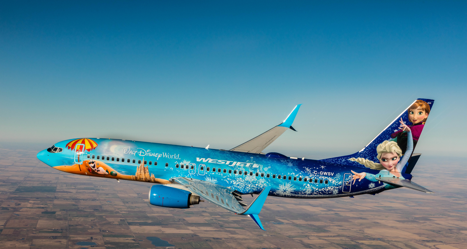 West Jet Frozen Plane 5637711e3b59a