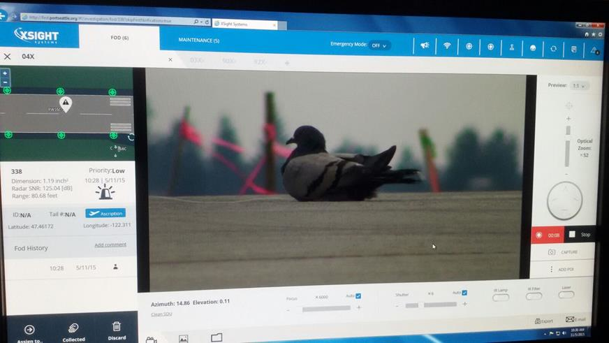 The system can pick up valid alerts without shutting down a runway due to a false alert brought on by a non-hazardous material on the runway.