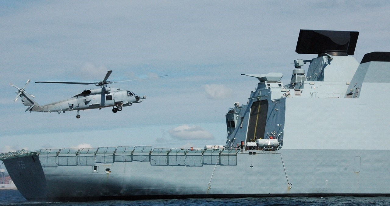 Danish Defense celebrates the delivery of its first three MH-60R Seahawk(R) helicopters by the U.S. Navy during a ceremony on June 6 in Copenhagen Harbor, Denmark.