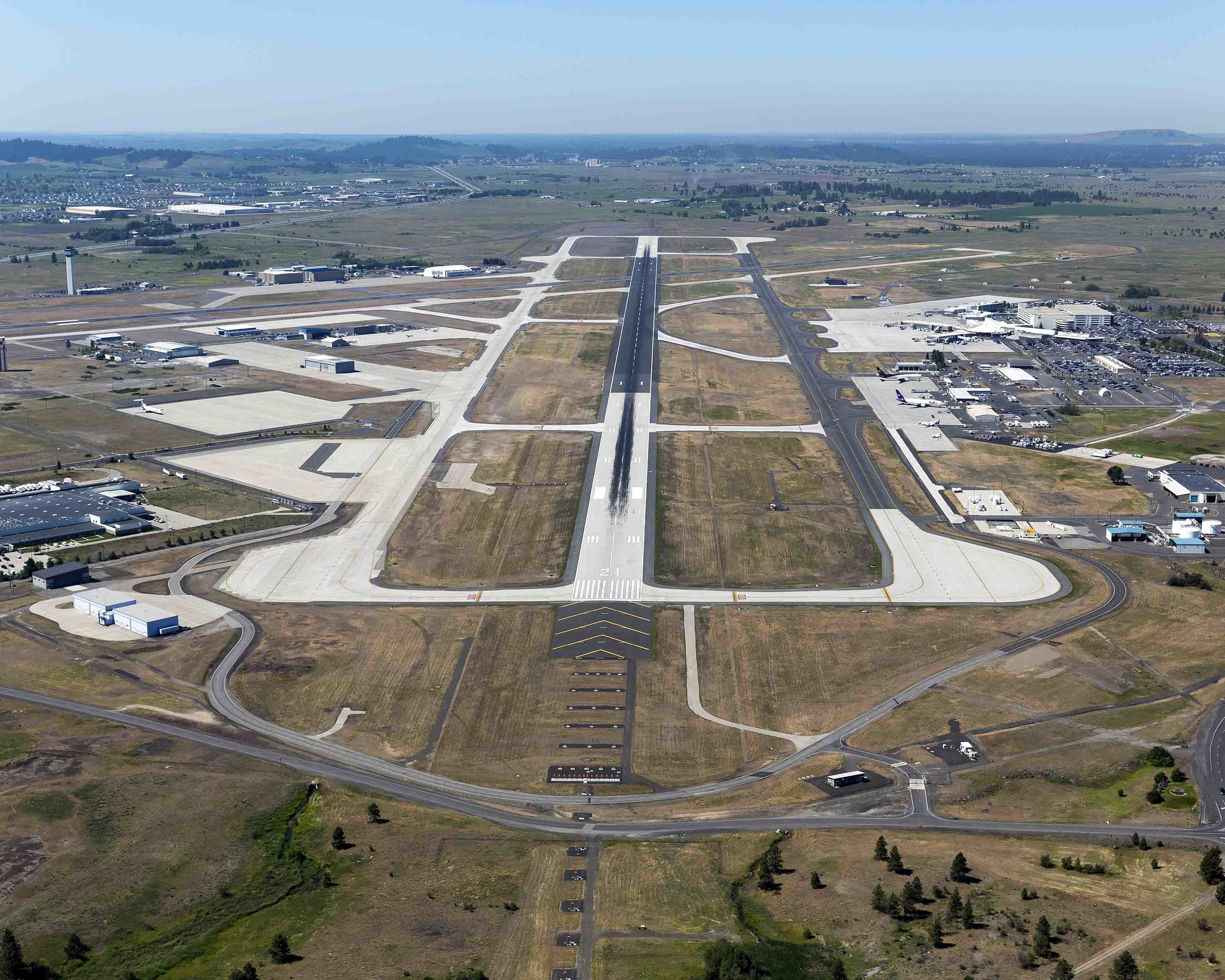 Runway 3/21 is 150&rsquo; wide by 11,002&rsquo; long, spans over two miles in length and comprises a surface area of almost 38 acres.