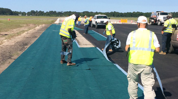 The runway project was recently awarded the &ldquo;District 2 Special Project&rdquo; award by the Asphalt Contractors Association of Florida.