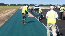 The runway project was recently awarded the “District 2 Special Project” award by the Asphalt Contractors Association of Florida. The runway project was recently awarded the “District 2 Special Project” award by the Asphalt Contractors Association of Florida.