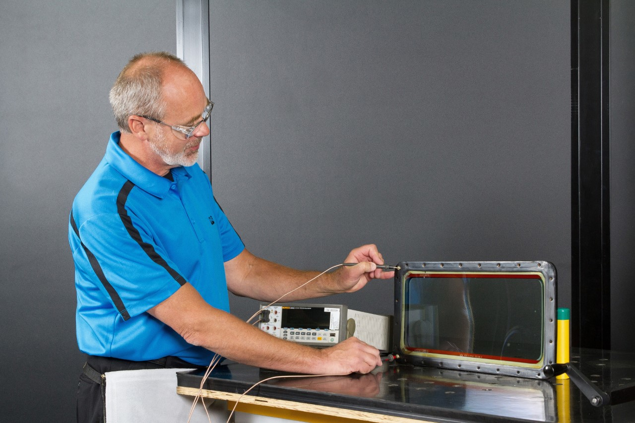 PPG window for EC 135C aircraft 58121cbd21429