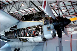 T56 on wing. T56 on wing.