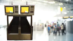 Napoli International Airport in Italy is the first European deployment of Rockwell Collins' M Series Plus self-service bag drop units. Napoli International Airport in Italy is the first European deployment of Rockwell Collins' M Series Plus self-service bag drop units.