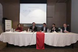 Pictured, from left to right, are Maria Kristi Endah Murni, Director of Air Transport, DGCA, Ministry of Air Transportation Indonesia; His Excellency Mr. Budi Karya Sumadi, Minister of Transportation, Indonesia; Pahala Nugraha Mansury, Chairman, INACA, President and Chief Executive Officer (CEO) Garuda; Boyke Soebroto, Chairman of Cargo Flights, INACA, and President and Chief Executive Officer of Cardig Air; and Vladimir Zubkov, Secretary General, TIACA. Pictured, from left to right, are Maria Kristi Endah Murni, Director of Air Transport, DGCA, Ministry of Air Transportation Indonesia; His Excellency Mr. Budi Karya Sumadi, Minister of Transportation, Indonesia; Pahala Nugraha Mansury, Chairman, INACA, President and Chief Executive Officer (CEO) Garuda; Boyke Soebroto, Chairman of Cargo Flights, INACA, and President and Chief Executive Officer of Cardig Air; and Vladimir Zubkov, Secretary General, TIACA.