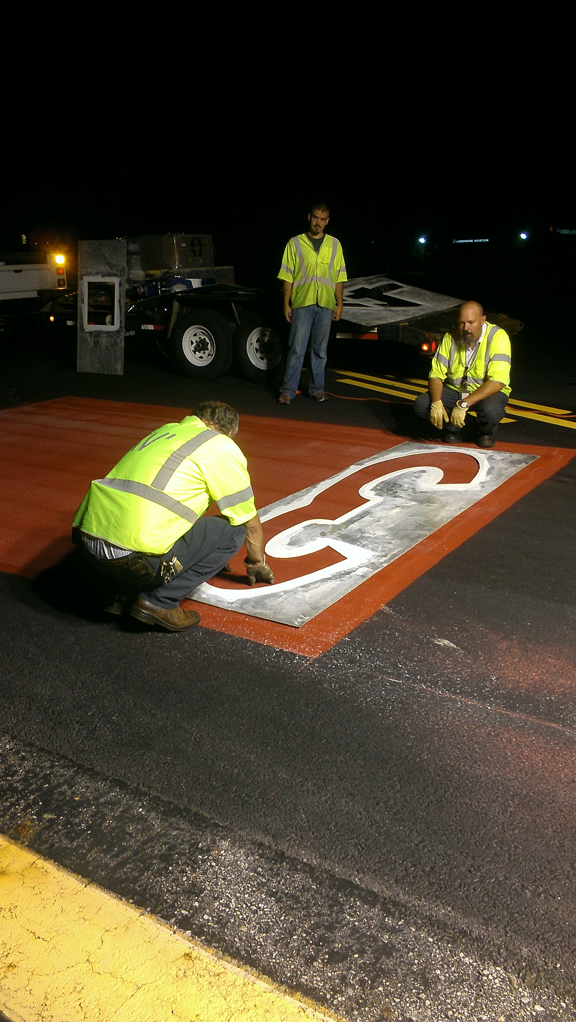 AVL retouches striping and some painting in-house as a way to save on costs.