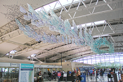 Spectroplexus.&rdquo; was created through a unique partnership between the airport&rsquo;s Lambert Art & Culture Program and Washington University in St. Louis