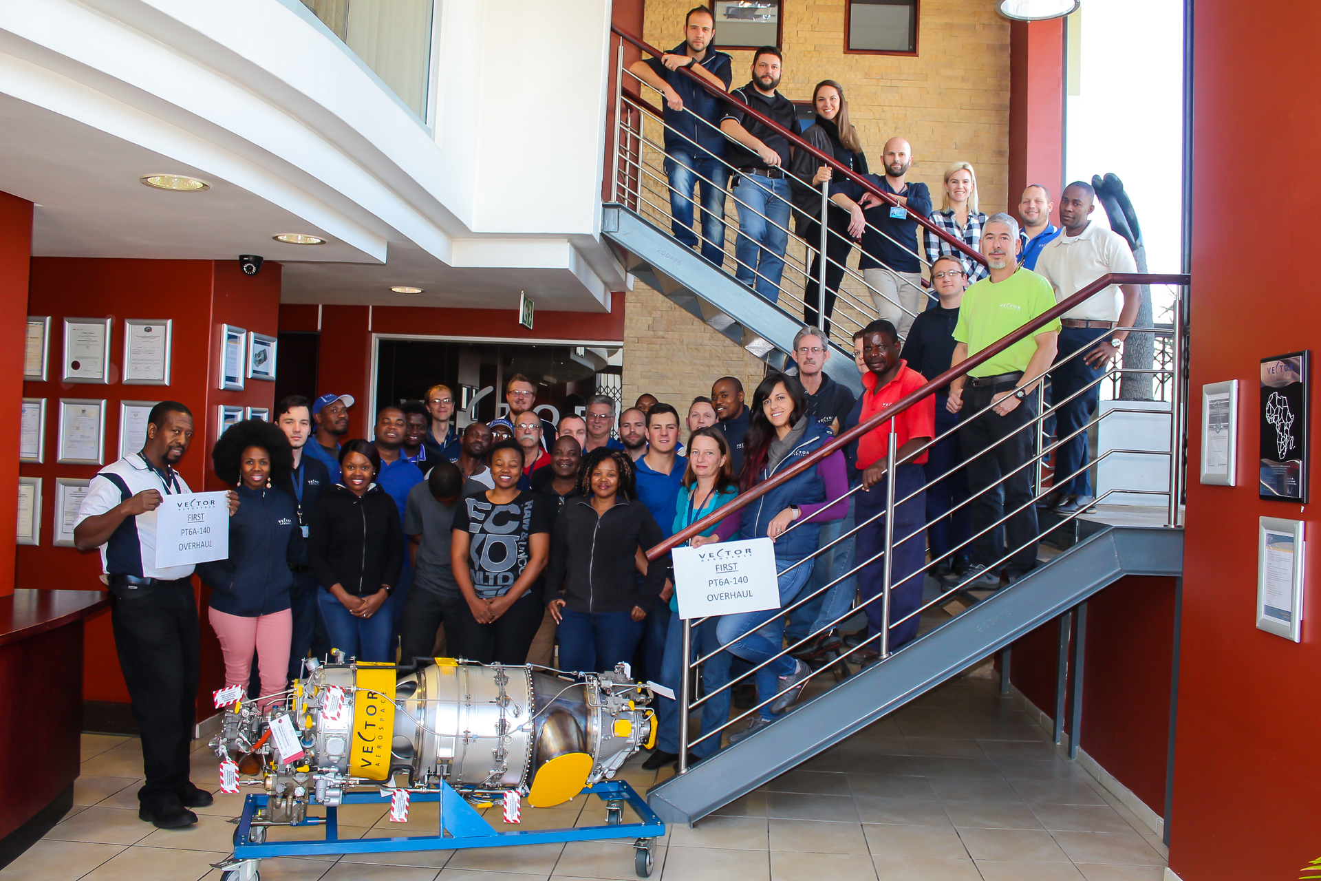 Vector Aerospace South Africa team proud to have reached this milestone.