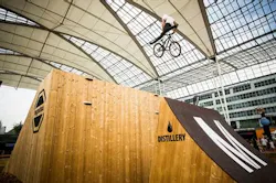 On opening day, the professionals will perform dazzling aerial tricks on the 3,000 square meter layout with a gigantic display ramp. On opening day, the professionals will perform dazzling aerial tricks on the 3,000 square meter layout with a gigantic display ramp.