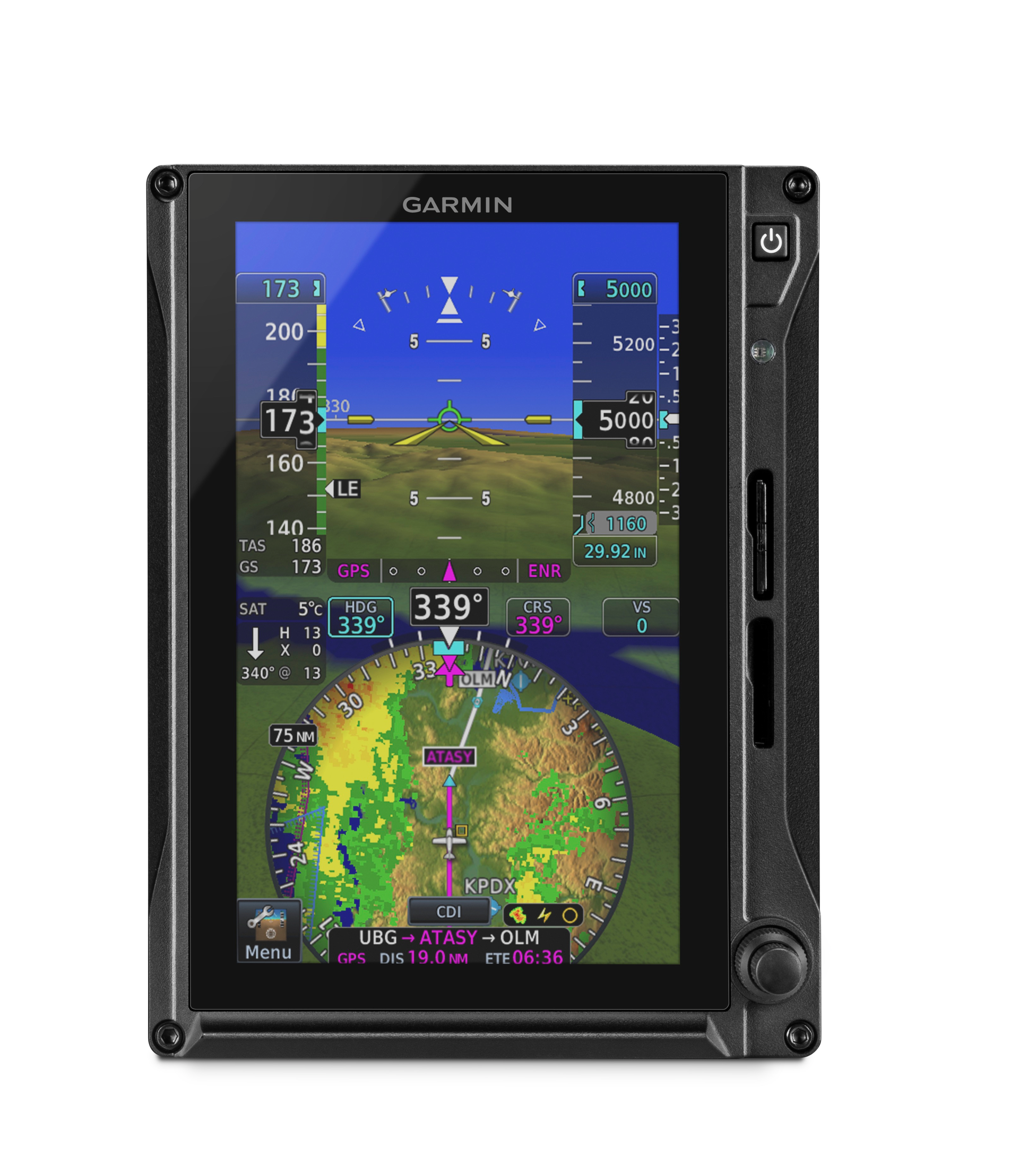 Garmin G600 TXi 7 inch display.
