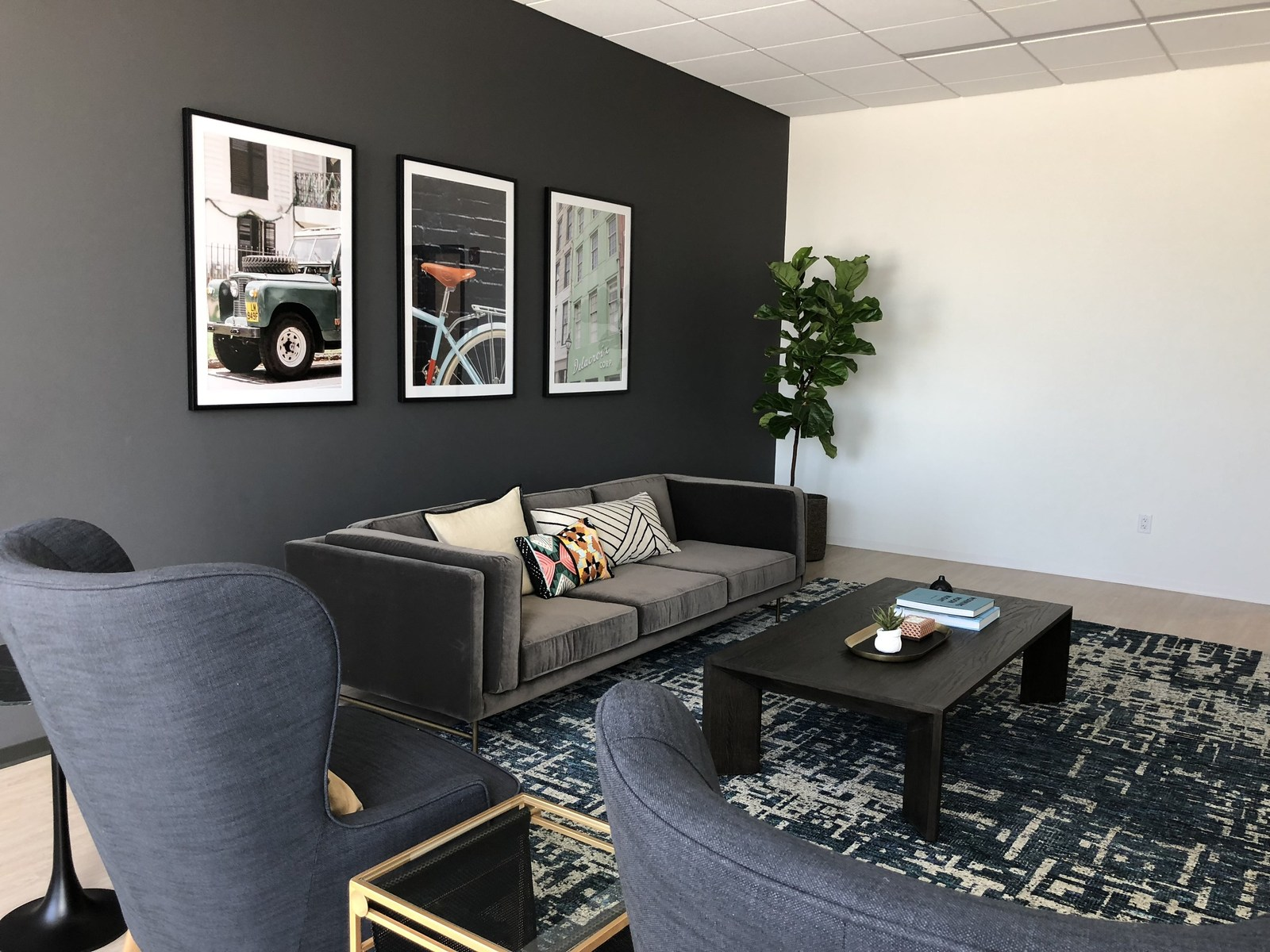 One of three crew lounge's at Gary Jet Center's new FBO.