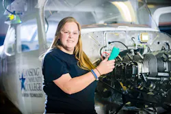 Jayne Snider, WAI 71073 of Lansing, MIn, was awarded the Delta Air Lines Maintenance Technology Scholarship in 2017. Jayne Snider, WAI 71073 of Lansing, MIn, was awarded the Delta Air Lines Maintenance Technology Scholarship in 2017.