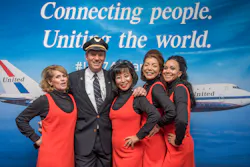 Serving as the ultimate throwback, the airline recreated the first 747 flight operated by United in 1970 for today's historic farewell journey. Serving as the ultimate throwback, the airline recreated the first 747 flight operated by United in 1970 for today's historic farewell journey.