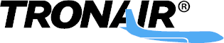 Tronair Logo Black with Blue Aircraft 59fb2c2bddab8
