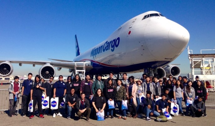 LAX Aviation Career Day featured more than 30 exhibitors including United Airlines, American Airlines, the National Aeronautics and Space Administration (NASA), the National the Transportation Security Administration (TSA), Customs and Border Protection, Los Angeles Airport Police, NASA, aviation maintenance companies, and other aviation/aerospace companies.