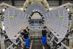 Airbus A380 assemby. Airbus A380 assemby.