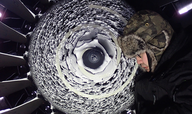 ALECSys ice testing is taking place in Manitoba, Canada.