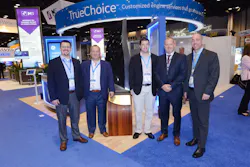 Left to right: Jonathan Meyer - GE Aviation GE9X Support Equipment Program Manager, Karel Volot-President & CEO of Dedienne Aerospace LLC, Greg Lyness - GE Aviation GE9X EIS Operations Leader, Mark Laurenti - Sales Director of Dedienne Aerospace LLC and Ethan Krimins - Director of operations of Dedienne Aerospace Cincinnati. Left to right: Jonathan Meyer - GE Aviation GE9X Support Equipment Program Manager, Karel Volot-President & CEO of Dedienne Aerospace LLC, Greg Lyness - GE Aviation GE9X EIS Operations Leader, Mark Laurenti - Sales Director of Dedienne Aerospace LLC and Ethan Krimins - Director of operations of Dedienne Aerospace Cincinnati.