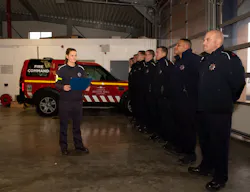 Vanessa Hopkins, 25, steps into the role with the newly appointed ‘Green’ Watch, the creation of which has produced 11 new firefighting jobs. Vanessa Hopkins, 25, steps into the role with the newly appointed ‘Green’ Watch, the creation of which has produced 11 new firefighting jobs.
