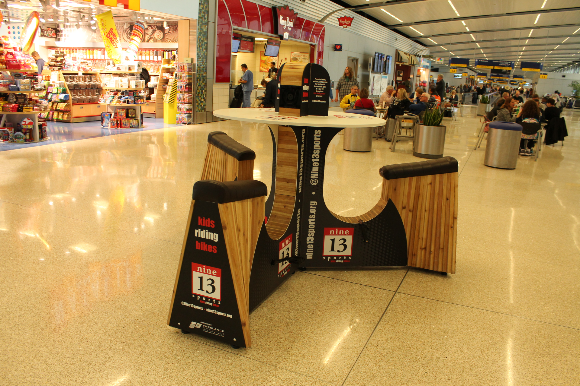 The Airports Council International-North America selected the Indy airport&rsquo;s human-powered charging stations as one of the Best Innovative Consumer Experiences or Practices among airports today.