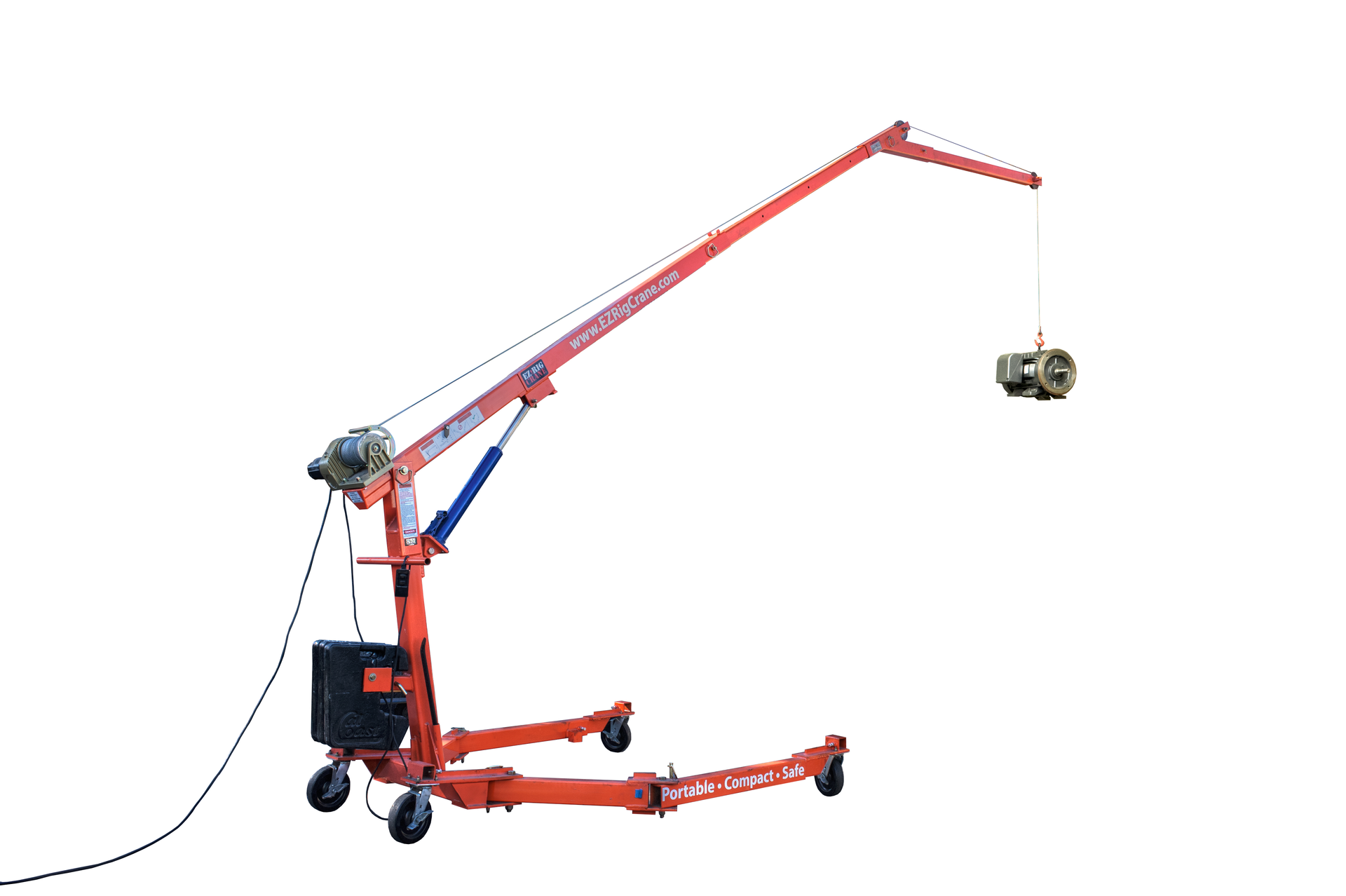 EZ Rig Crane extended on white bg with motor 5b4648ff7a1f5